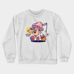 Retro Trendy Mushroom Crewneck Sweatshirt